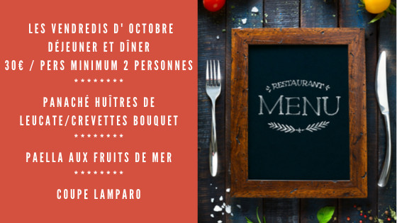Tous les vendredis du mois d'Octobre 2019 Tous les vendredis du mois d'Octobre 2019