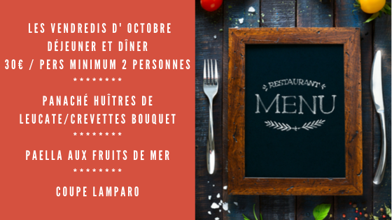 Tous  les vendredis du mois d'Octobre 2019