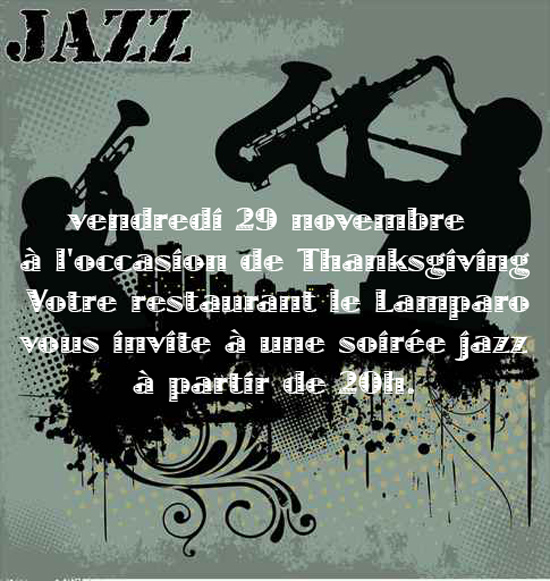 29 novembre : Soirée Jazz !