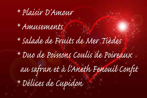 Vendredi 14 Février, Vive la Saint Valentin